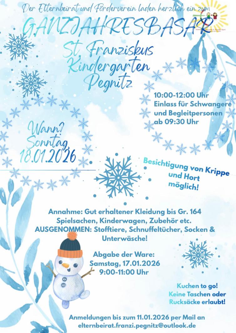 Flyer Ganzjahresbasar