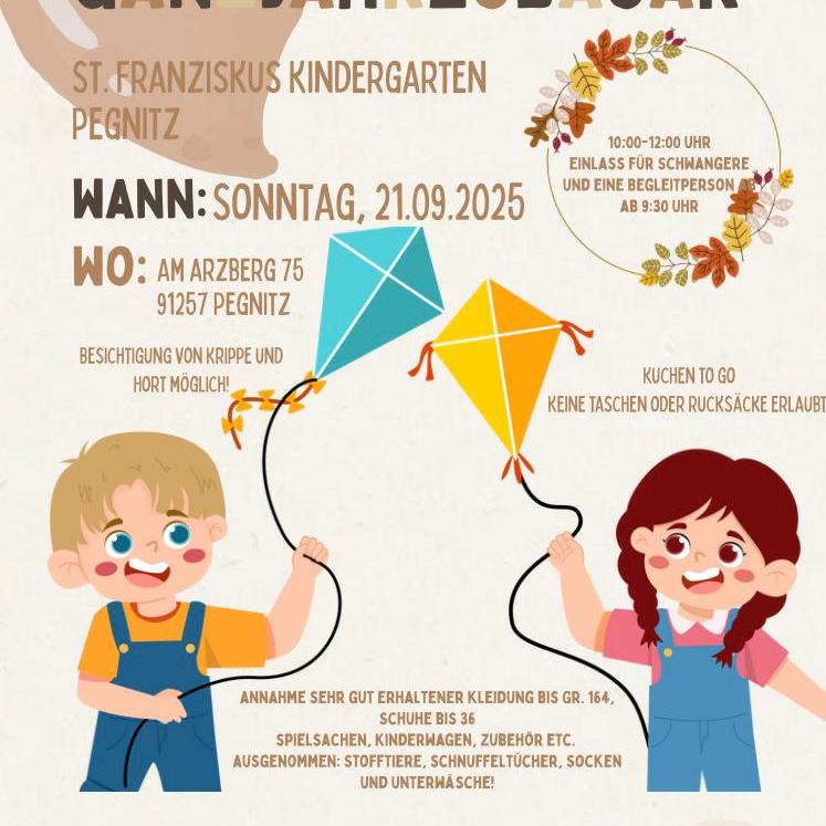 Plakat Ganzjahresbasar